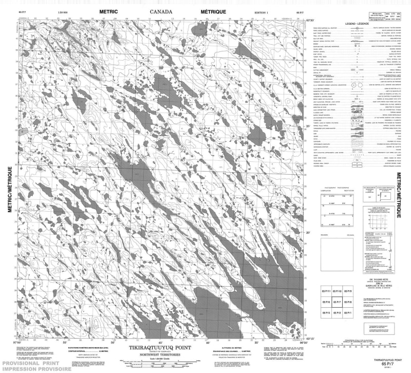 065P07 - TIKIRAQTUUYUQ POINT - Topographic Map