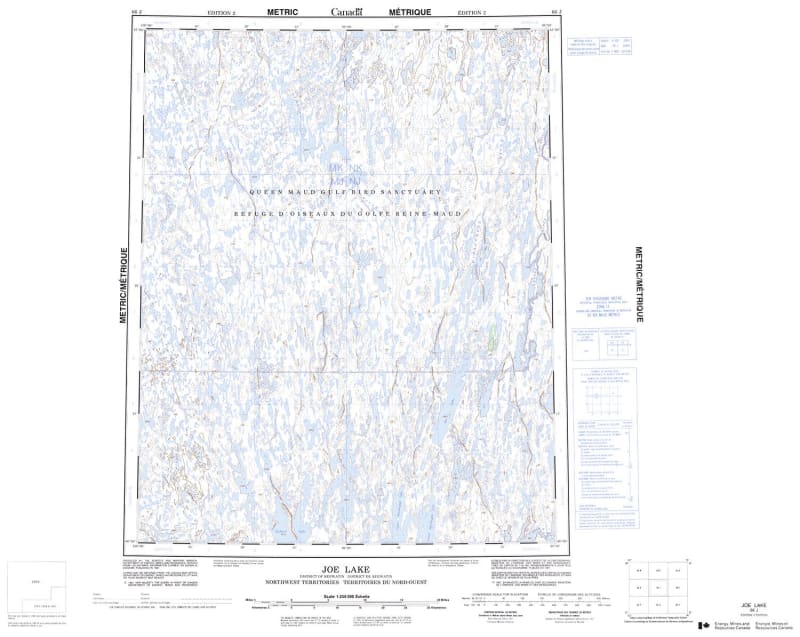 066J - JOE LAKE - Topographic Map