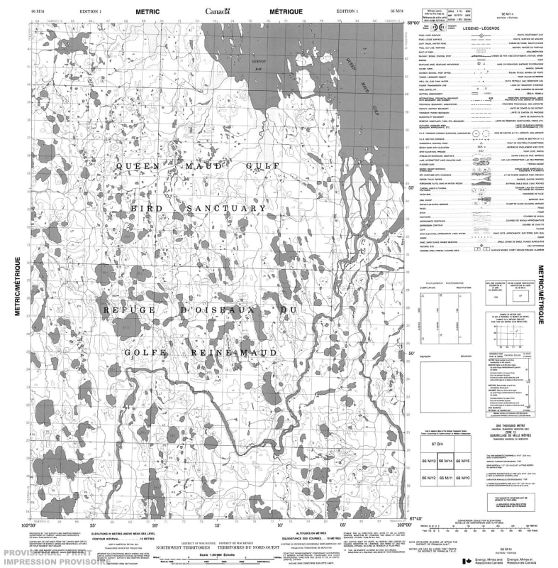 066M14 - NO TITLE - Topographic Map