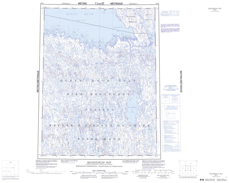 066O - McLOUGHLIN BAY - Topographic Map