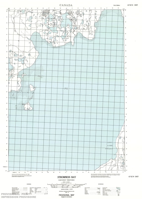 067B14E - STROMNESS BAY - Topographic Map