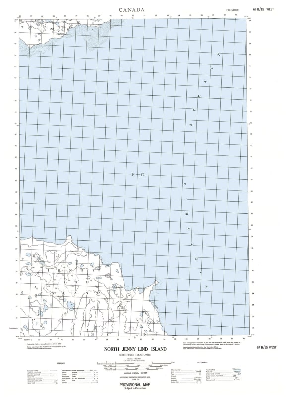 067B15W - NORTH JENNY LIND ISLAND - Topographic Map