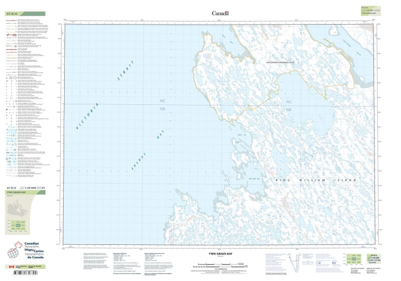 067D06 - TWO GRAVE BAY - Topographic Map