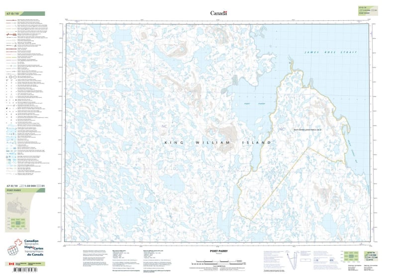067D10 - PORT PARRY - Topographic Map