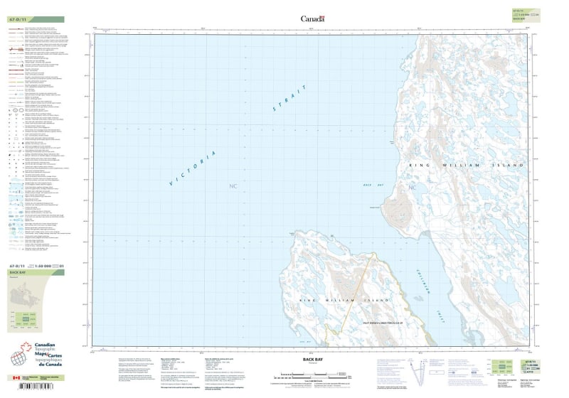 067D11 - BACK BAY - Topographic Map