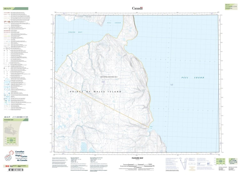 068A09 - FLEXURE BAY - Topographic Map