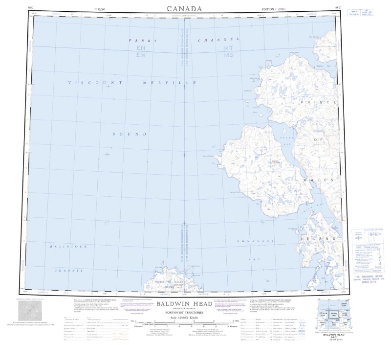 068C - BALDWIN HEAD - Topographic Map