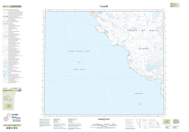 068C07 - HARRISON POINT - Topographic Map