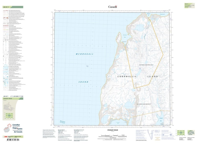 068H01 - STANLEY HEAD - Topographic Map