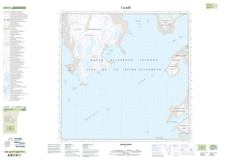 068H08 - RIDDLE POINT - Topographic Map