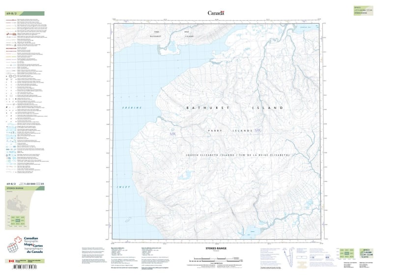 069B02 - STOKES RANGE - Topographic Map
