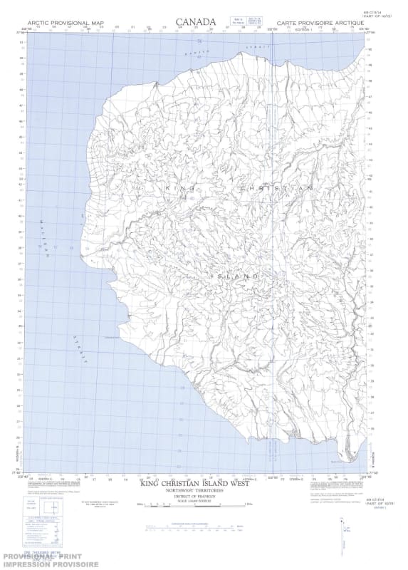 069C14 - WALLIS RIVER - Topographic Map