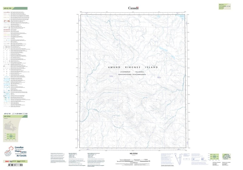 069E10 - NO TITLE - Topographic Map