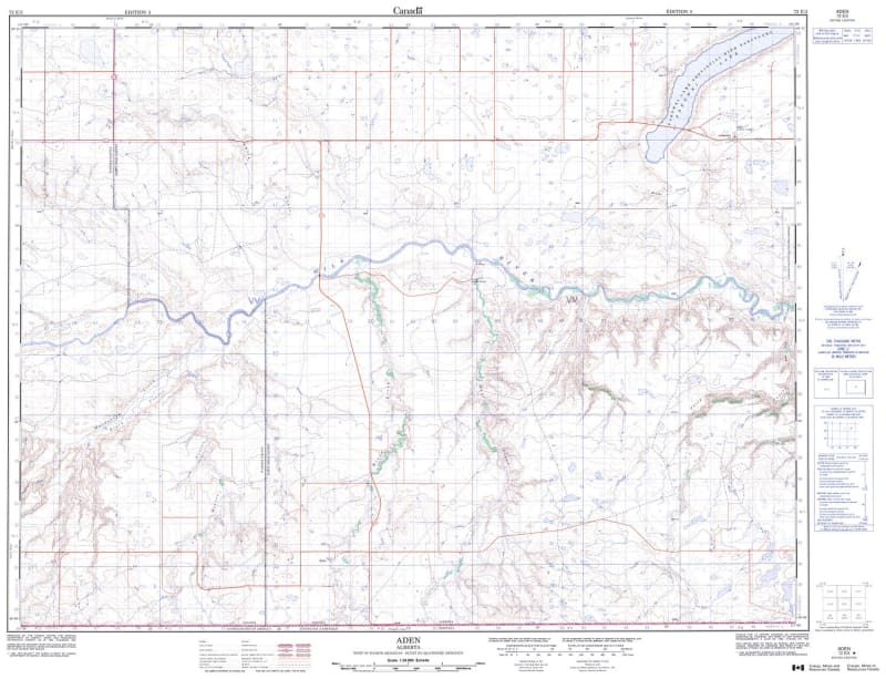 072E03 - ADEN - Topographic Map