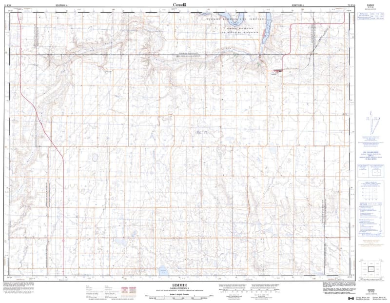 072F16 - SIMMIE - Topographic Map