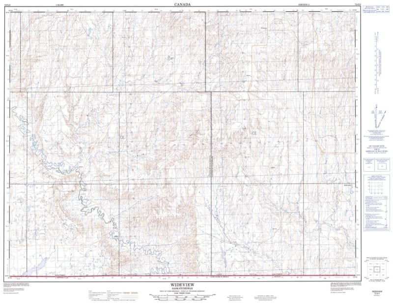 072G03 - WIDEVIEW - Topographic Map
