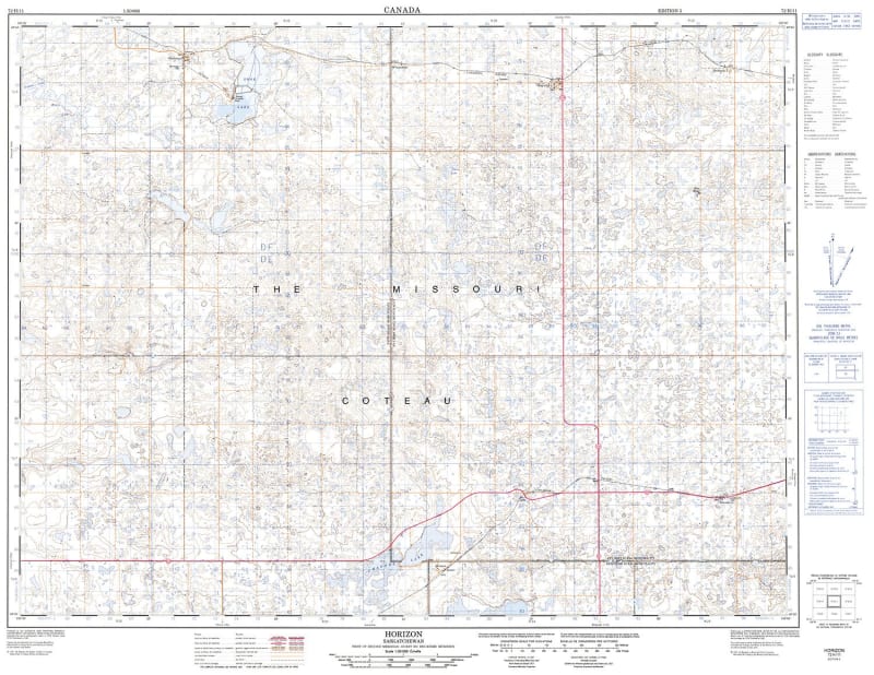 072H11 - HORIZON - Topographic Map