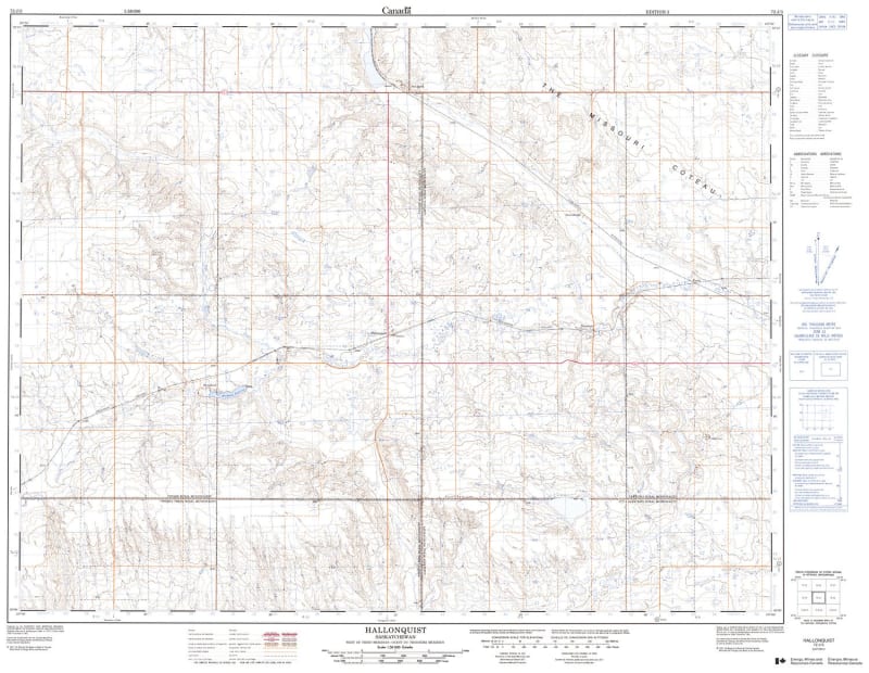 072J03 - HALLONQUIST - Topographic Map