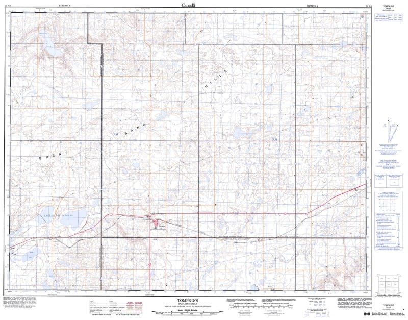 072K02 - TOMPKINS - Topographic Map