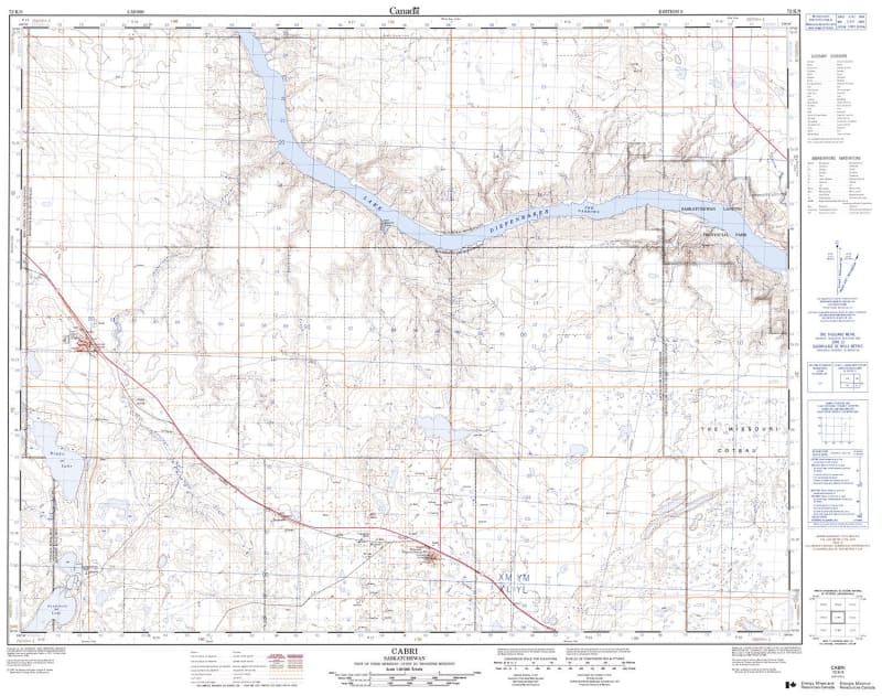 072K09 - CABRI - Topographic Map