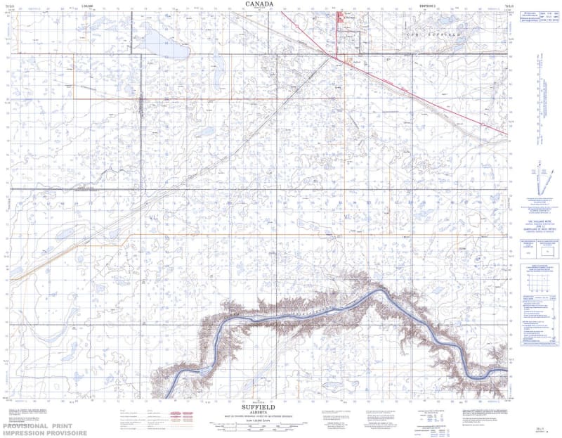 072L03 - SUFFIELD - Topographic Map