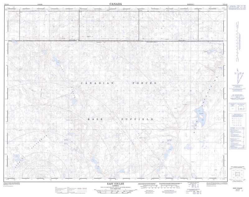 072L10 - EASY COULEE - Topographic Map