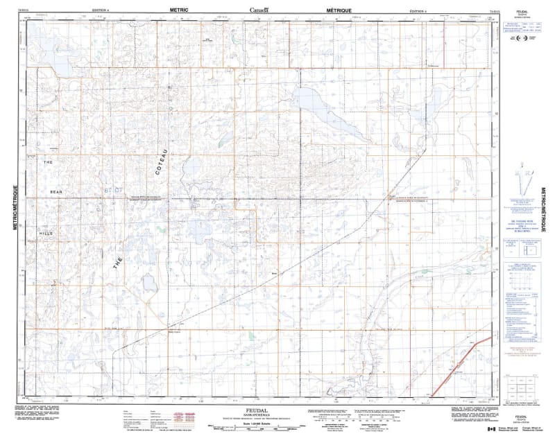 072O13 - FEUDAL - Topographic Map