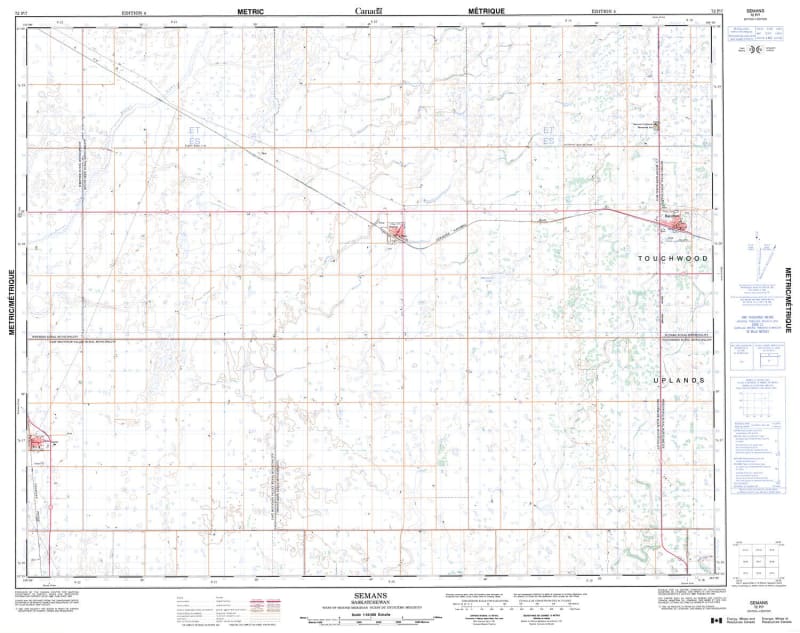 072P07 - SEMANS - Topographic Map