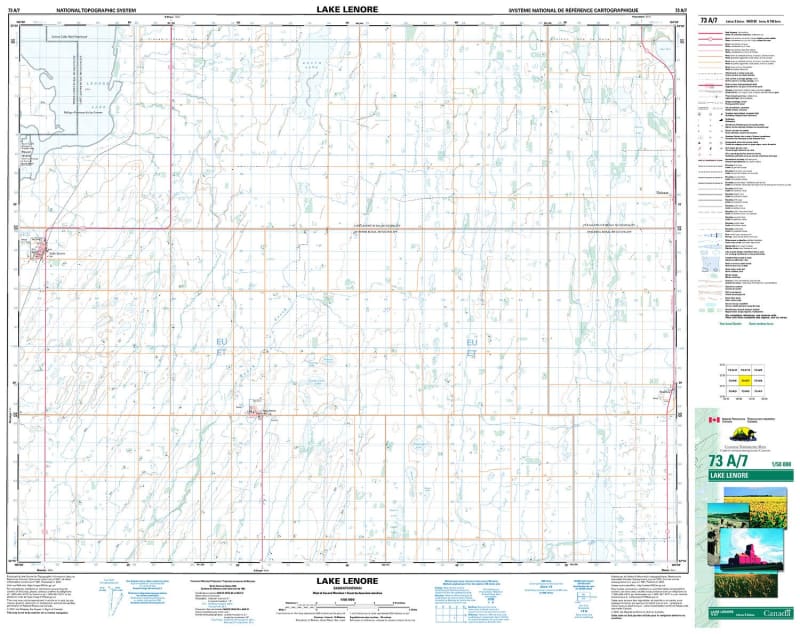 073A07 - LAKE LENORE - Topographic Map