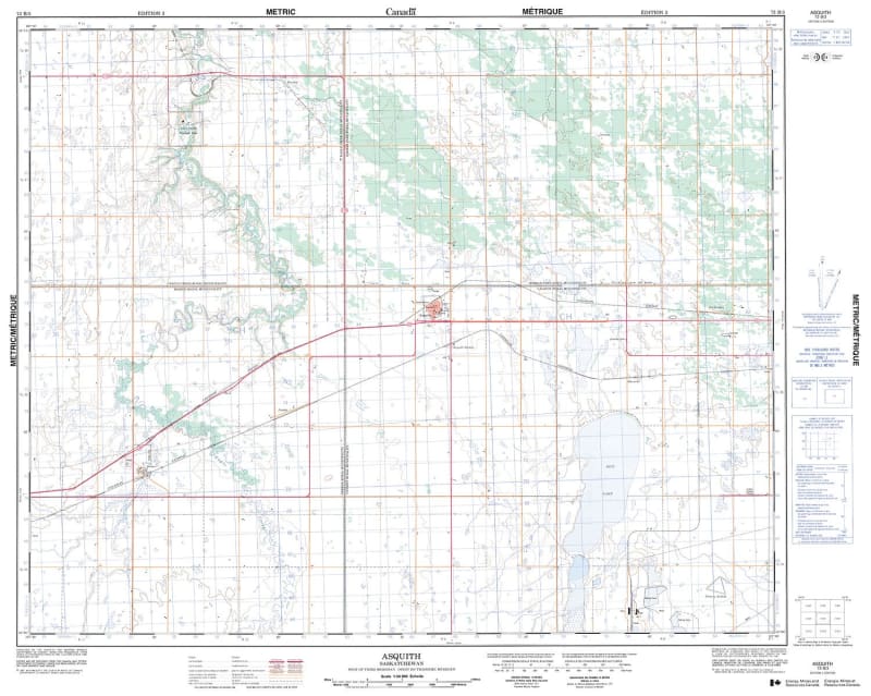 073B03 - ASQUITH - Topographic Map