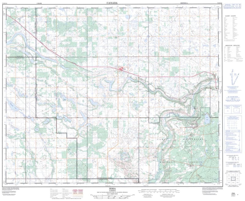 073D14 - IRMA - Topographic Map
