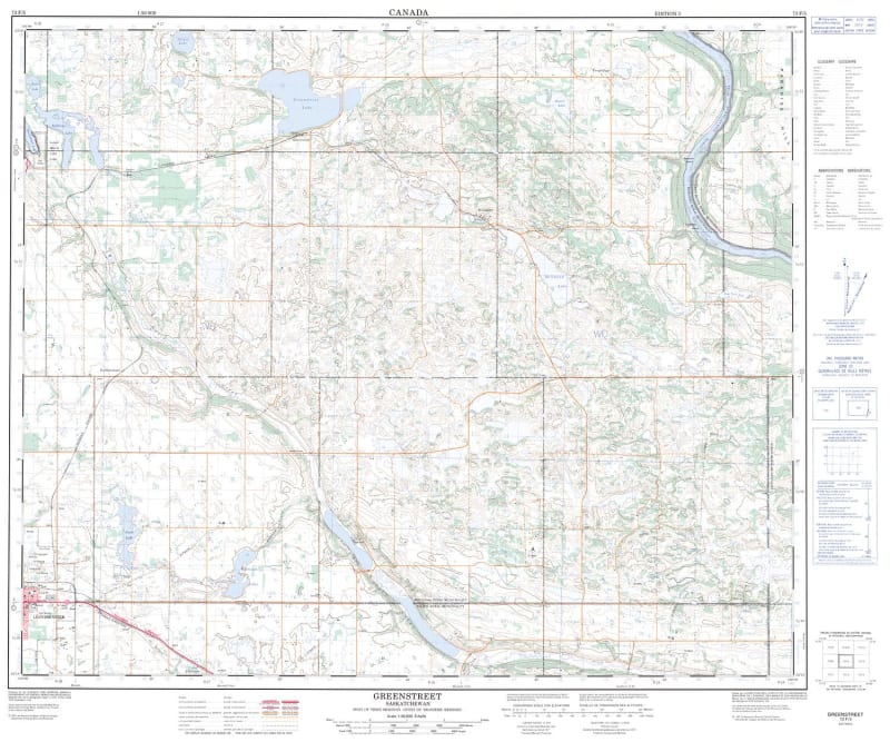 073F05 - GREENSTREET - Topographic Map