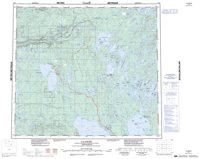 074C - LA LOCHE - Topographic Map
