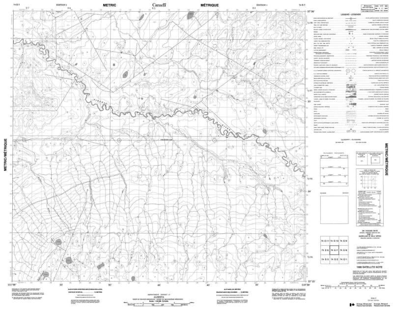 074E07 - NO TITLE - Topographic Map