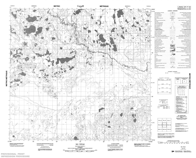 074E15 - NO TITLE - Topographic Map