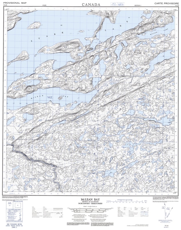 075L08 - MCLEAN BAY - Topographic Map