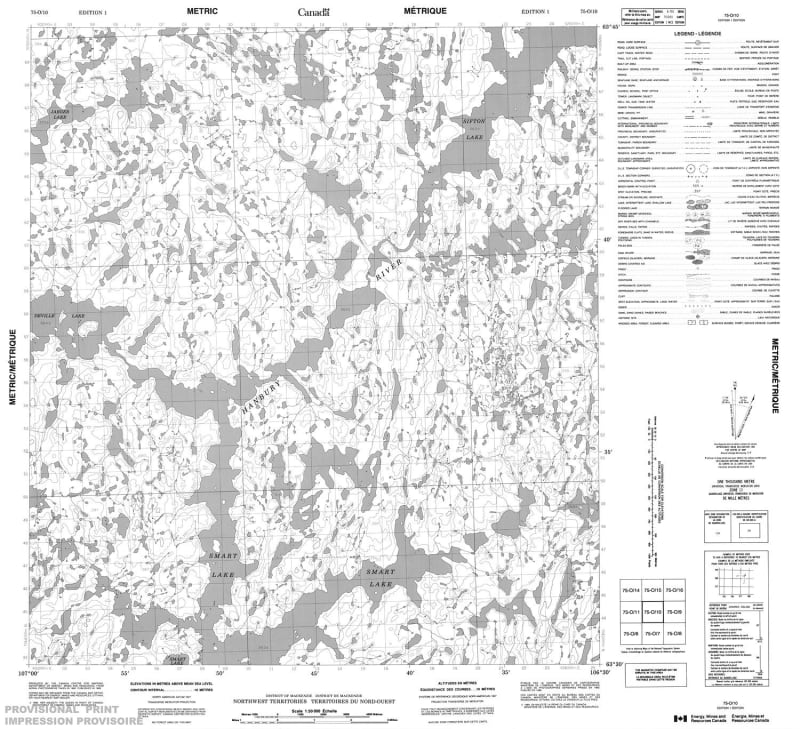 075O10 - NO TITLE - Topographic Map