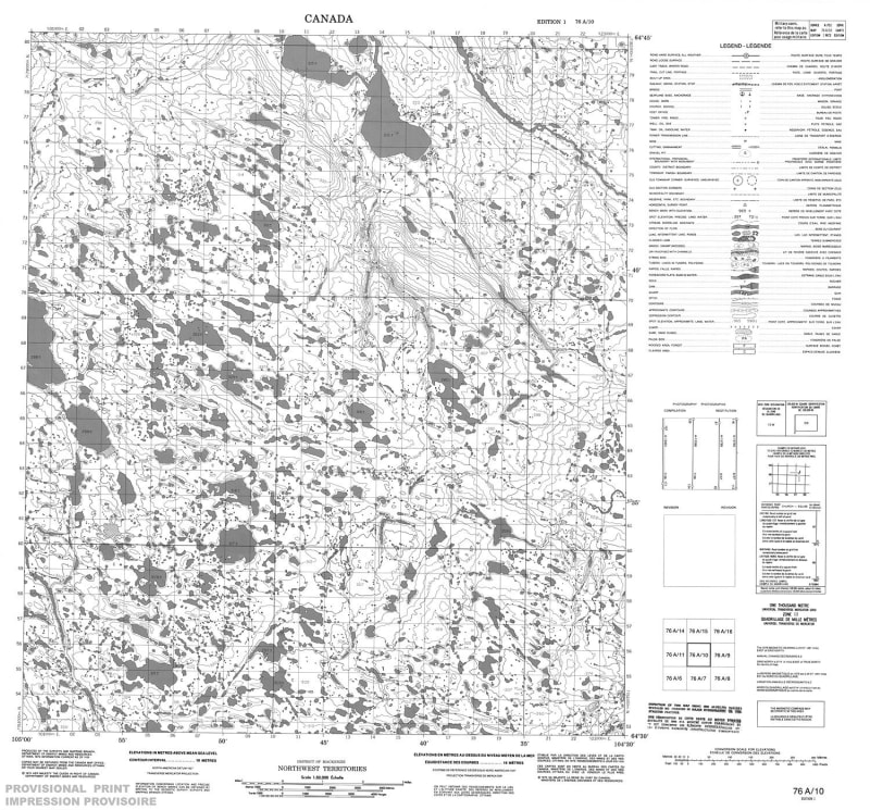 076A10 - NO TITLE - Topographic Map