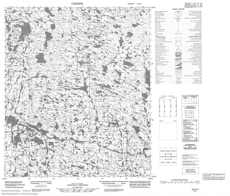 076A11 - NO TITLE - Topographic Map