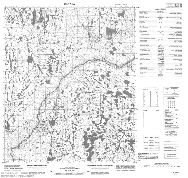 076A13 - NO TITLE - Topographic Map