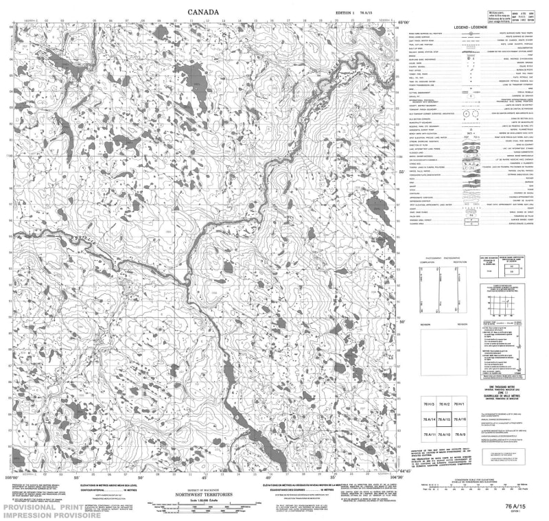 076A15 - NO TITLE - Topographic Map