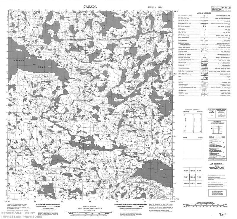 076C04 - NO TITLE - Topographic Map