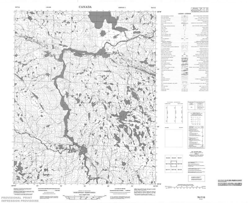 076F15 - NO TITLE - Topographic Map
