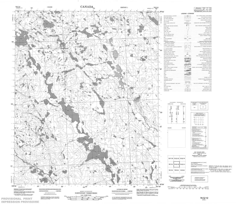076G12 - NO TITLE - Topographic Map