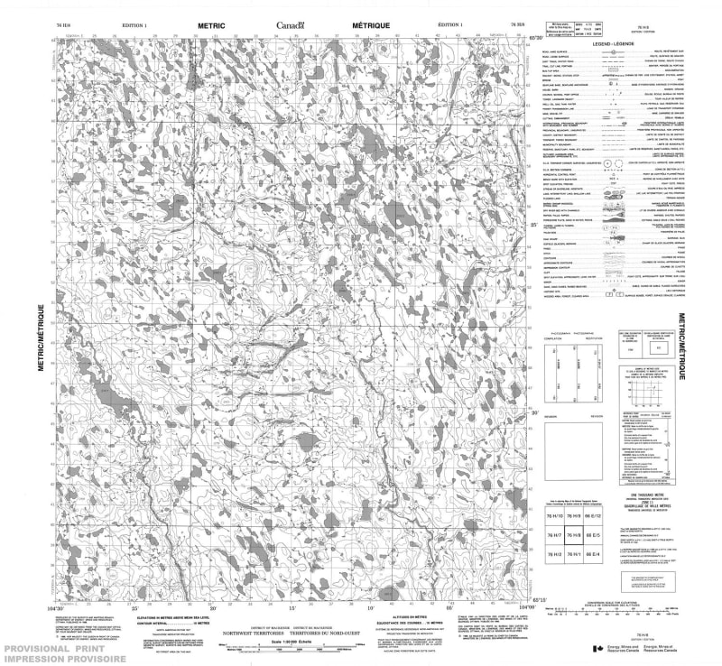 076H08 - NO TITLE - Topographic Map