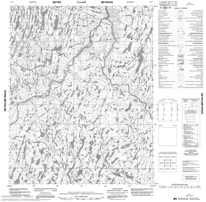 076I07 - NO TITLE - Topographic Map
