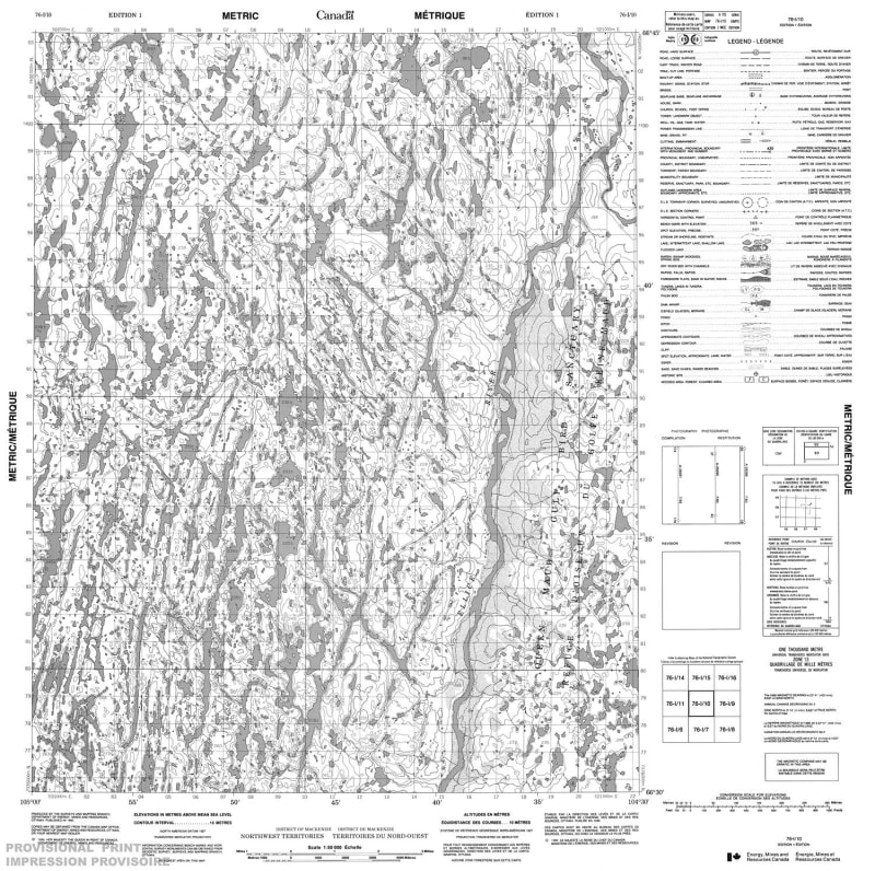 076I10 - NO TITLE - Topographic Map