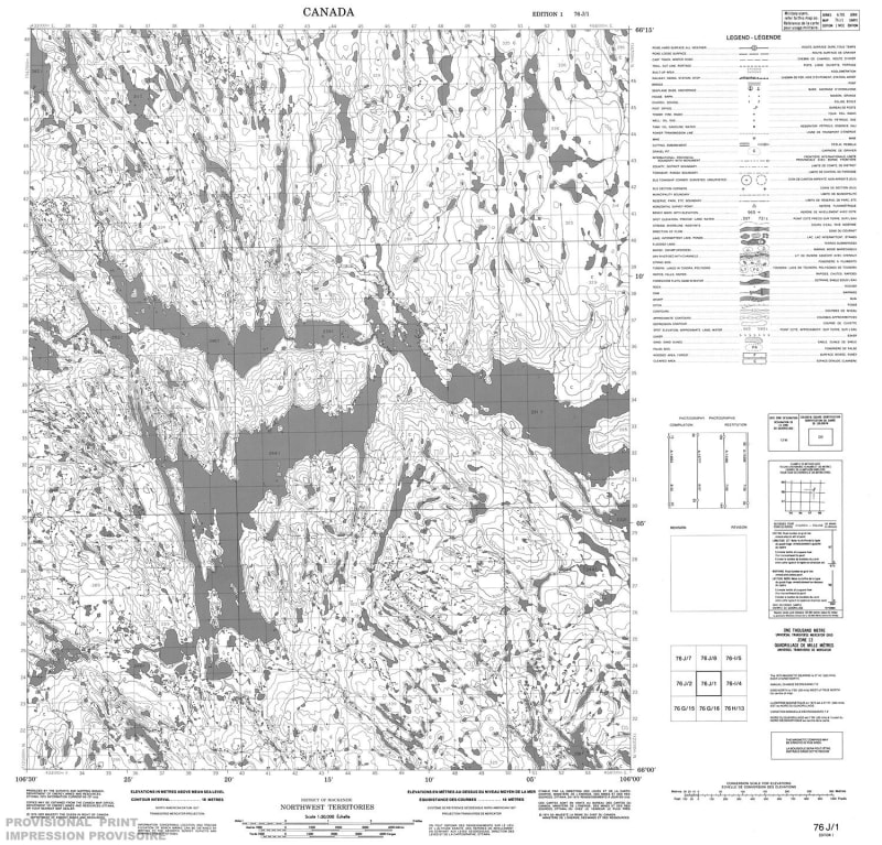076J01 - NO TITLE - Topographic Map