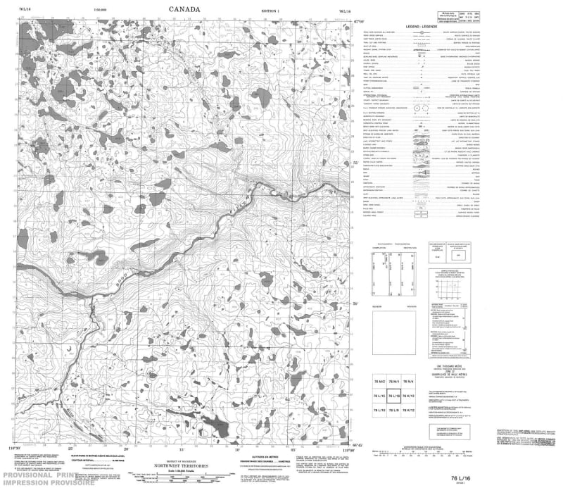 076L16 - WRIGHT RIVER - Topographic Map