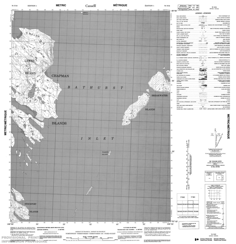 076N15 - NO TITLE - Topographic Map